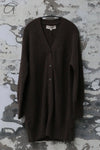 Mutedance 24 Autumn and Winter Button Cashmere Sweater MD-MD24FW126-BROWN MD24FW125 MD24FW126